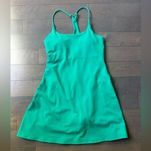 Z By Zella Racerback Dress Green Vivid Size XS